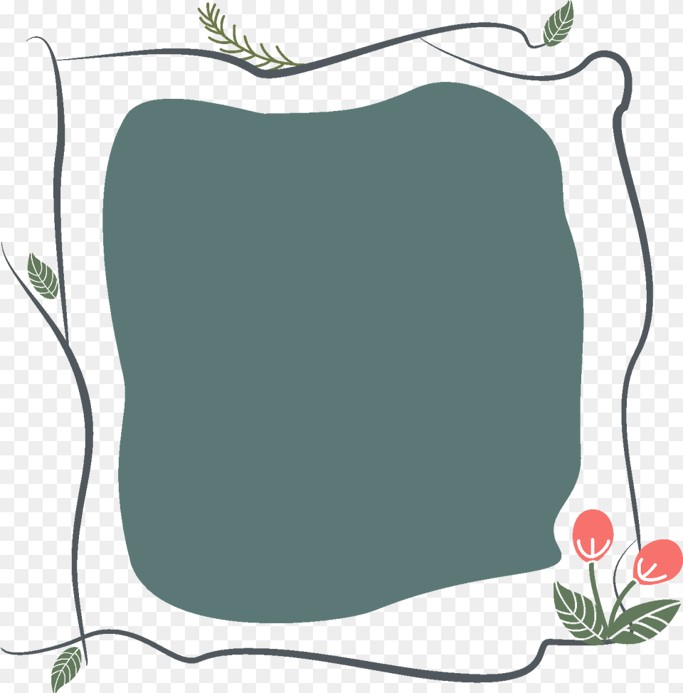 Hand Drawn Plant Border Design Element And Vector, Computer Hardware, Electronics, Hardware, Monitor Png Image