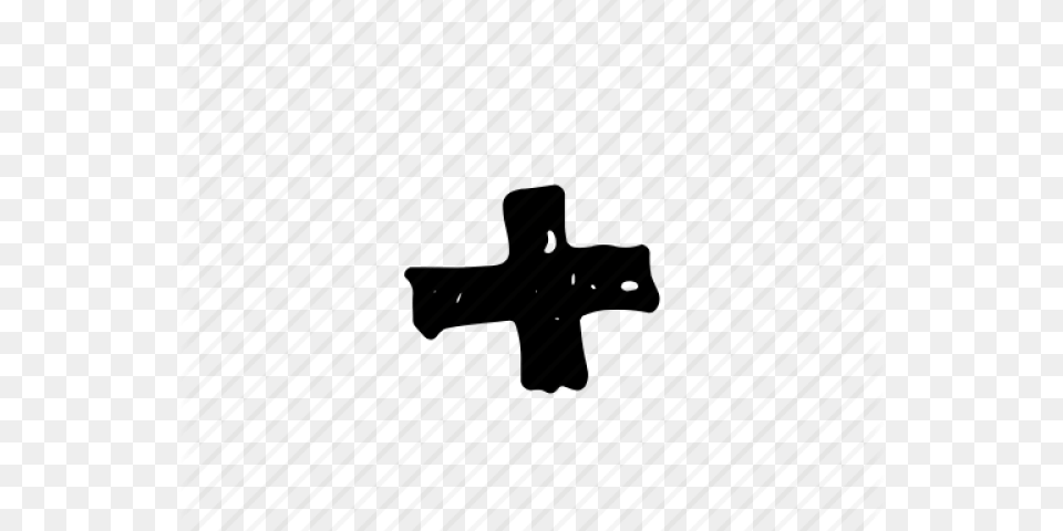 Hand Drawn Plus Sign, Cross, Symbol Png