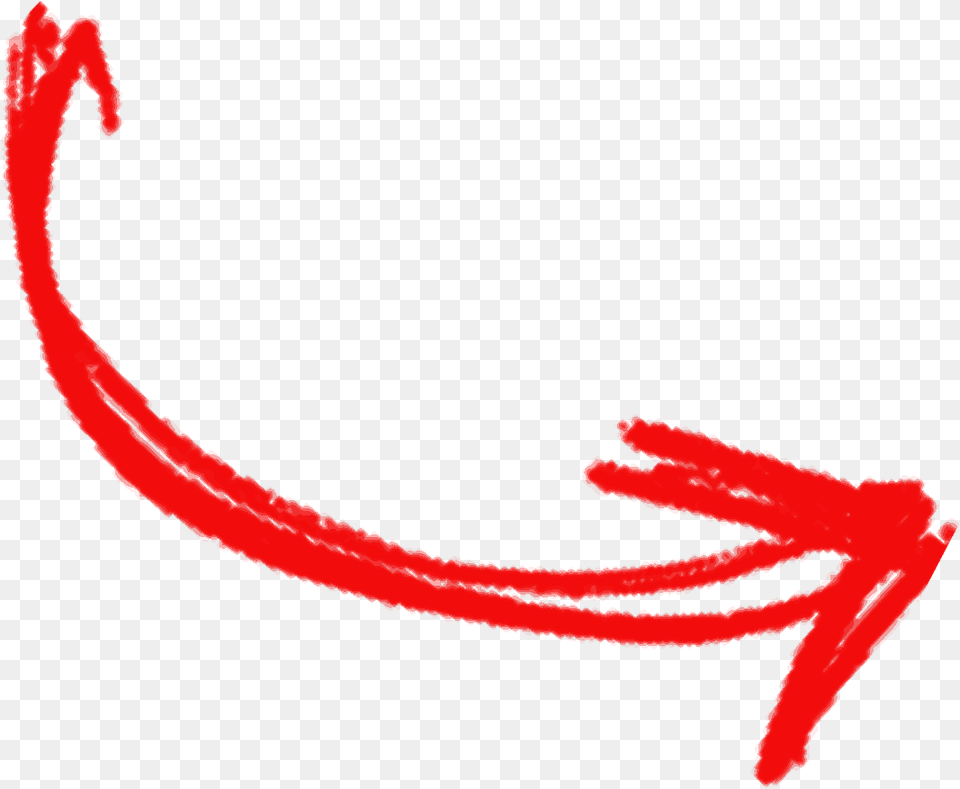 Hand Drawn Red Arrow, Logo, Maroon Png Image