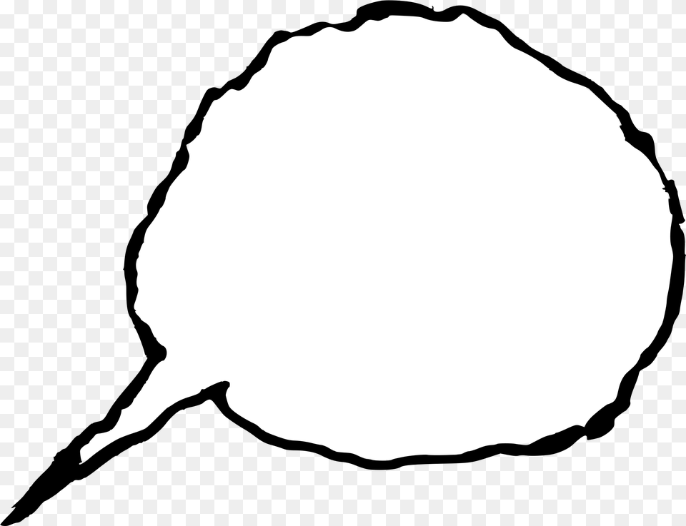 Hand Drawn Speech Bubble Circle, Baby, Person, Food, Produce Png Image