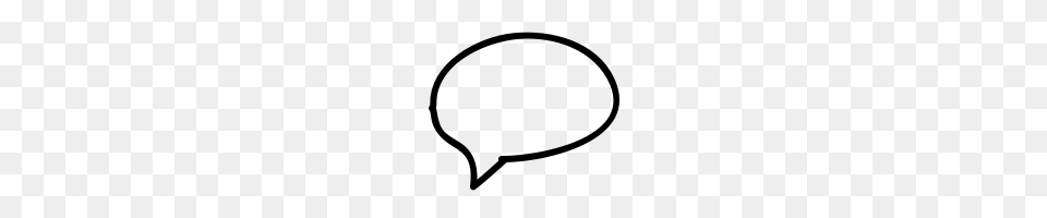 Hand Drawn Speech Bubble Icons Noun Project, Gray Png
