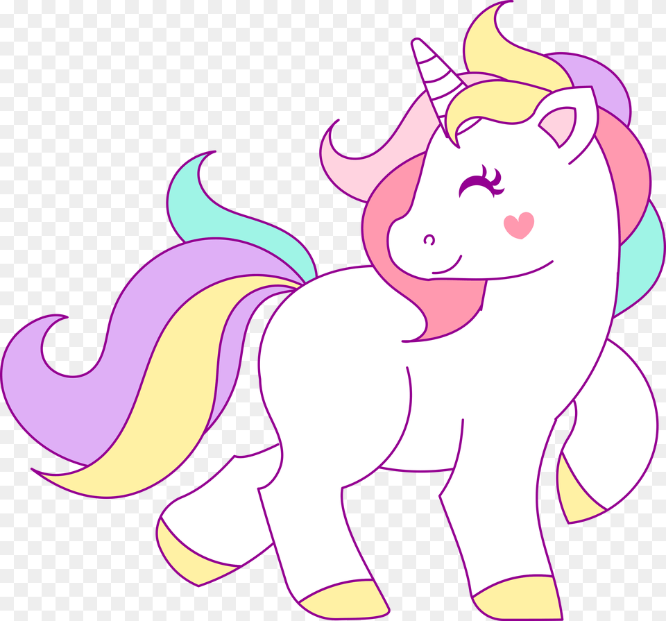 Hand Drawn Unicorn Clip Art, Cartoon, Baby, Person, Animal Free Transparent Png