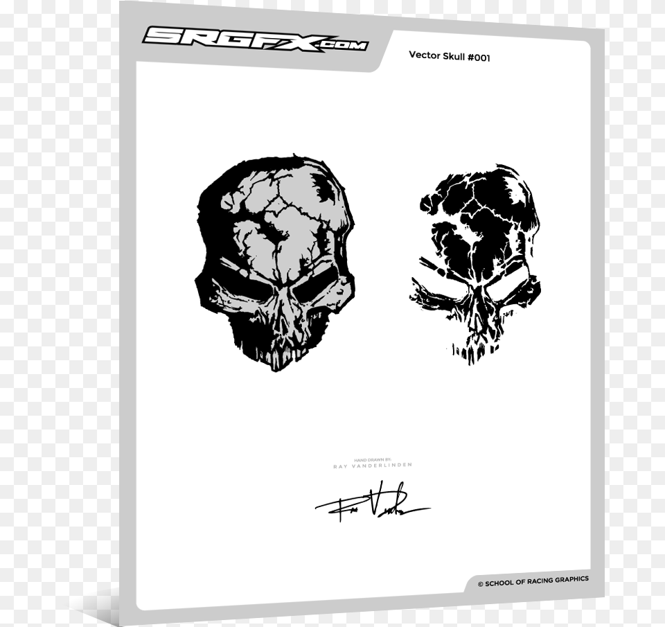Hand Drawn Vector Skull 001 Creepy, Stencil, Person, Head, Text Png