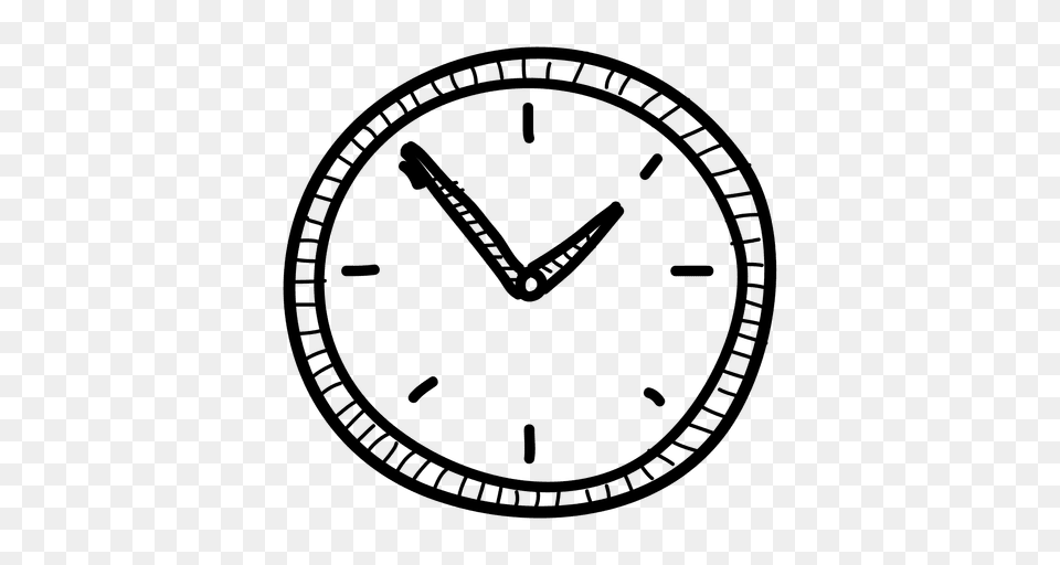 Hand Drawn Wall Clock, Analog Clock Png