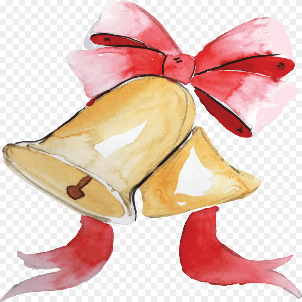 Hand Drawn Watercolor Holiday Bells Transparent Cartoon Watercolor Painting, Animal, Fish, Sea Life, Shark Free Png Download