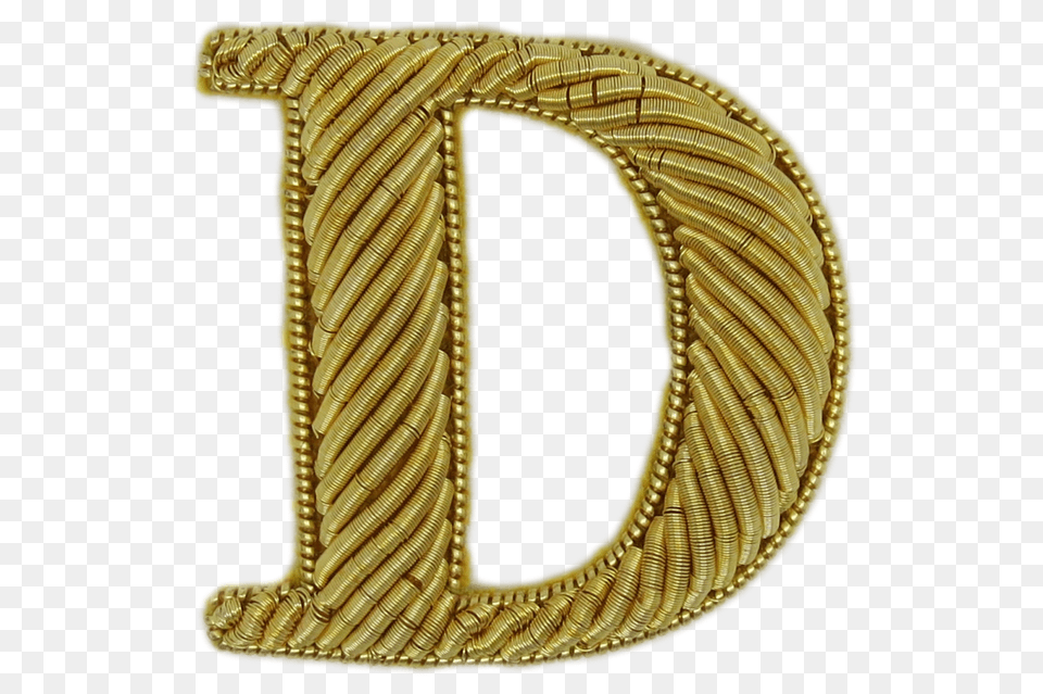 Hand Embroidered Serif Gold Letters, Accessories, Buckle, Text Free Transparent Png