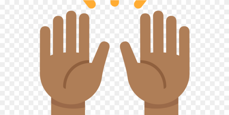 Hand Emoji Clipart Brown Hand Emoji Mos Pra Cima, Body Part, Finger, Person, Clothing Free Png