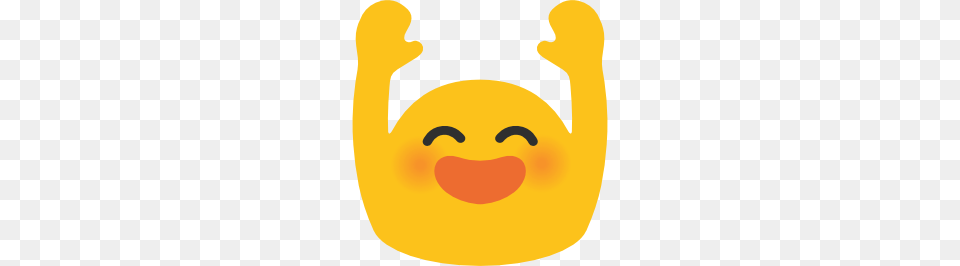 Hand Emoji Clipart Person Raising Both Hand In Celebration Free Png