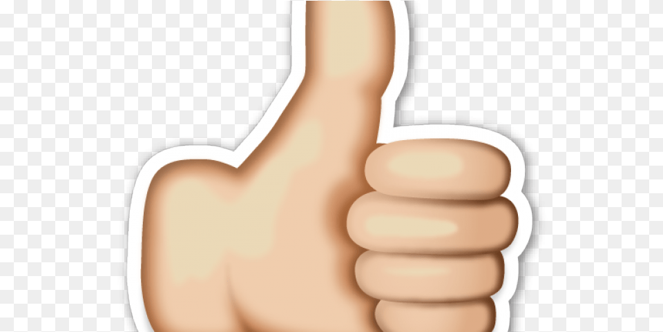 Hand Emoji Clipart Thumbs Up Emoji De Una Mano, Body Part, Finger, Person, Thumbs Up Free Png Download