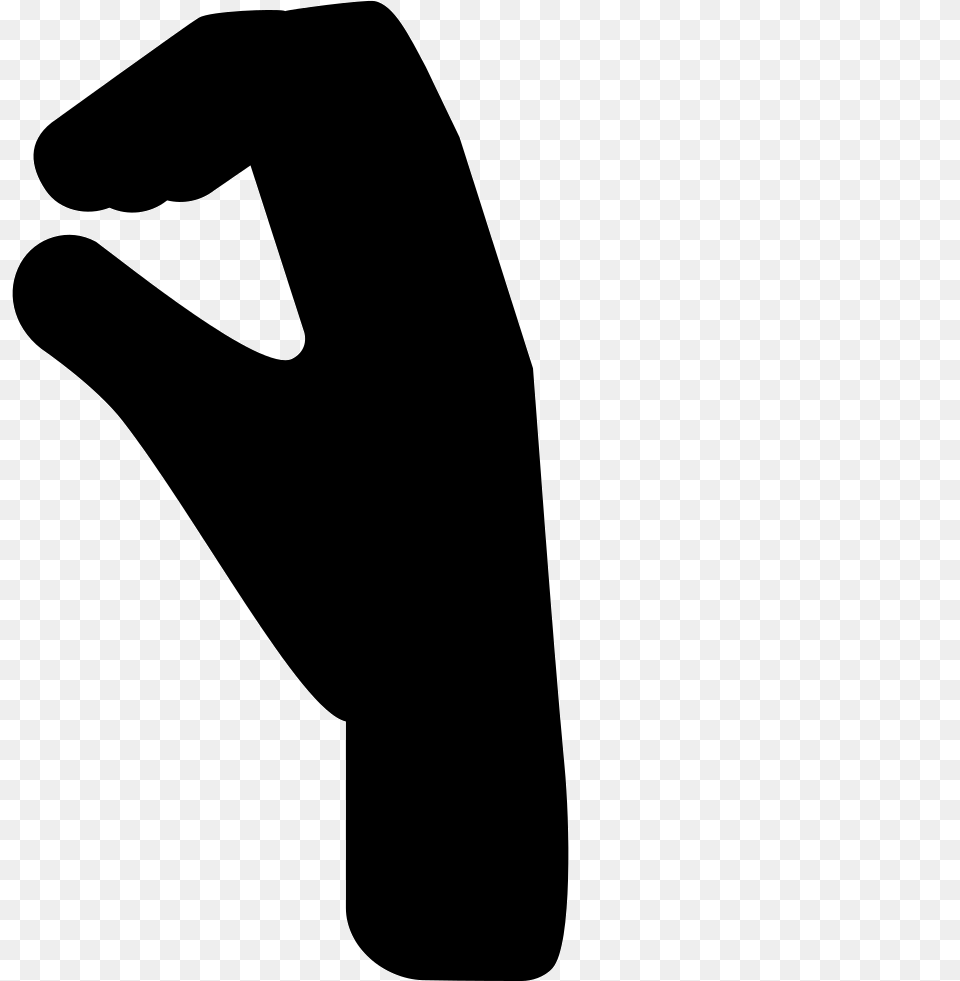 Hand Fingers Posture Silhouette Hand Silhouette, Clothing, Glove, Body Part, Finger Png