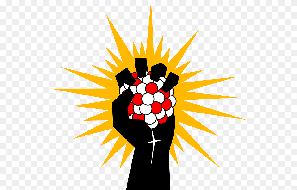 Hand Fist Atom Atomic Clenched Energy Grasping Art Of Nuclear Energy, Body Part, Person, Adult, Female Free Png