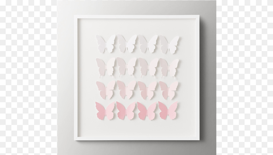 Hand Folded Paper Butterfly Ombre Art Pink Free Transparent Png