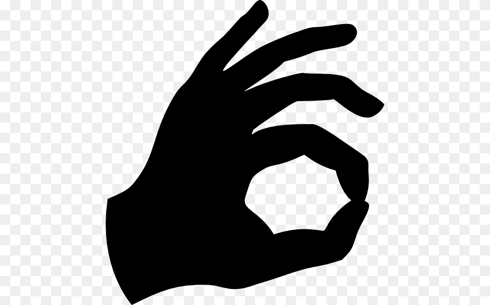 Hand Gesture Clipart L Hand, Stencil, Silhouette, Body Part, Person Png Image