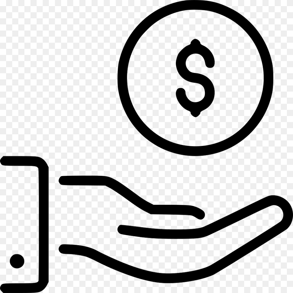 Hand Give Money Comments Good Deeds Symbol, Smoke Pipe, Text, Number, Electronics Free Png