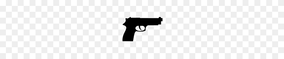 Hand Gun Icons Noun Project, Gray Free Png Download