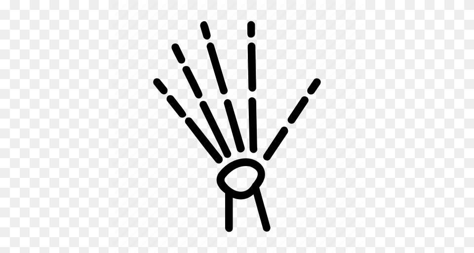 Hand Hand Xray Radiology Scan Skeleton Xray Icon, Bagpipe, Musical Instrument, Furniture Free Png Download