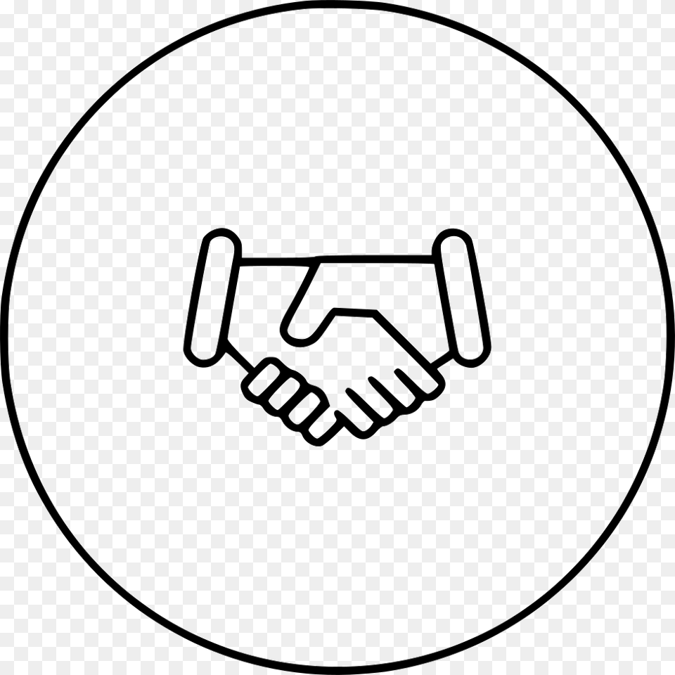 Hand Handshake Deal Comments Shake Hand Line Icon, Body Part, Person Png