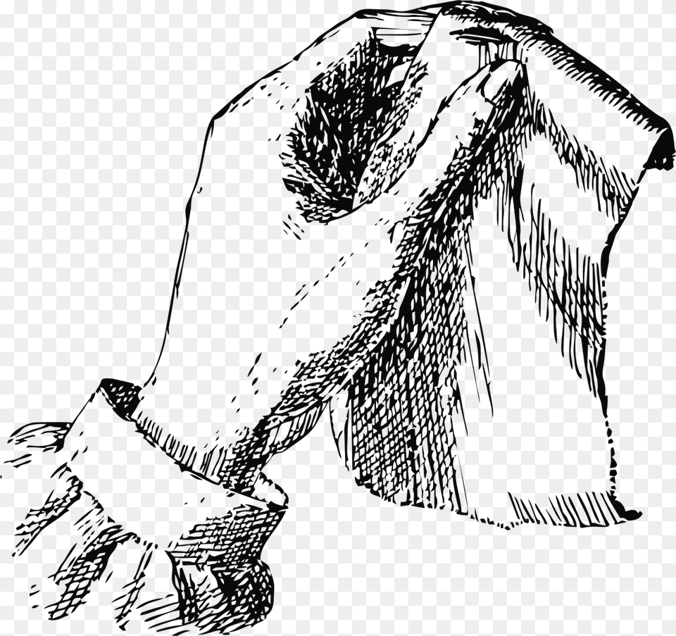 Hand Hold Fabric Sew Picture Hand Holding Fabric Drawing, Adult, Bride, Female, Person Free Png Download