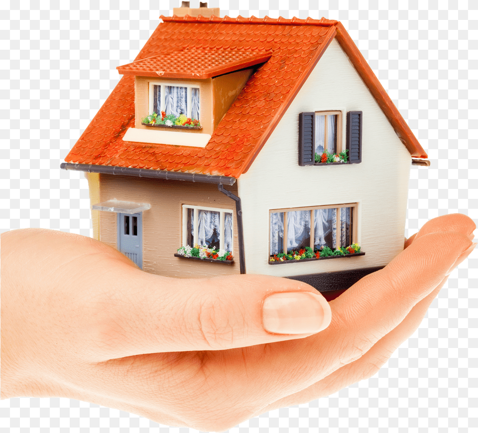 Hand Holding A House House On Hand, Architecture, Person, Housing, Finger Png