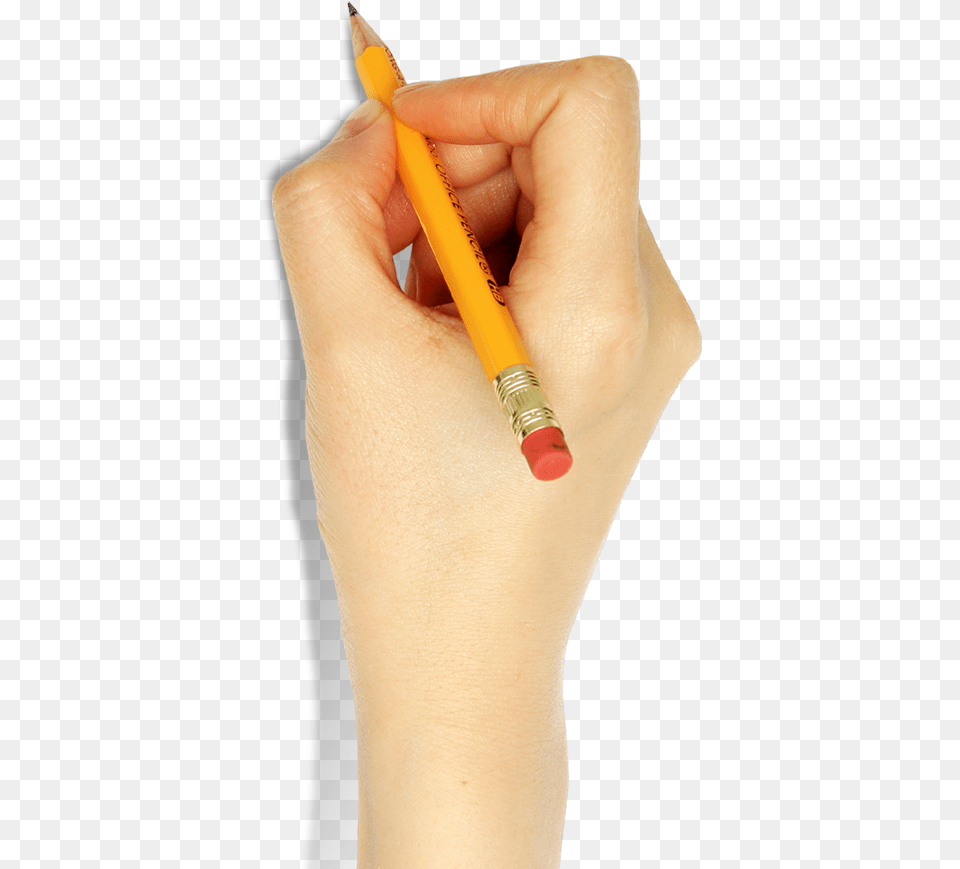 Hand Holding A Pencil Pencil, Pen, Body Part, Finger, Person Free Png