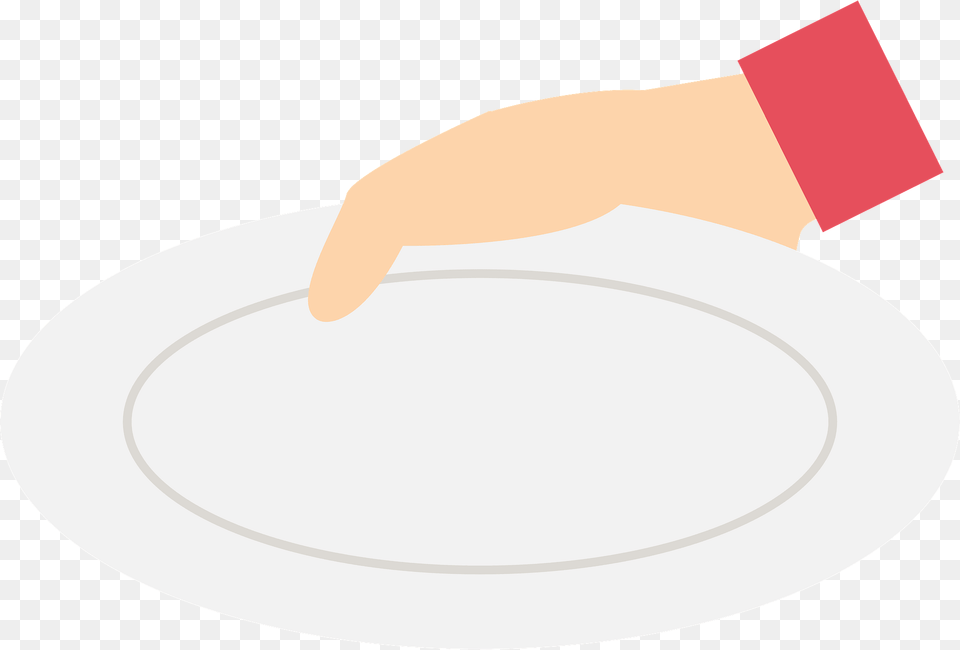Hand Holding A Plate Clipart, Dish, Food, Meal, Body Part Free Transparent Png