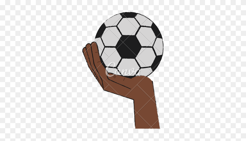 Hand Holding Ball Clipart Clip Art Images, Football, Soccer, Soccer Ball, Sport Free Png