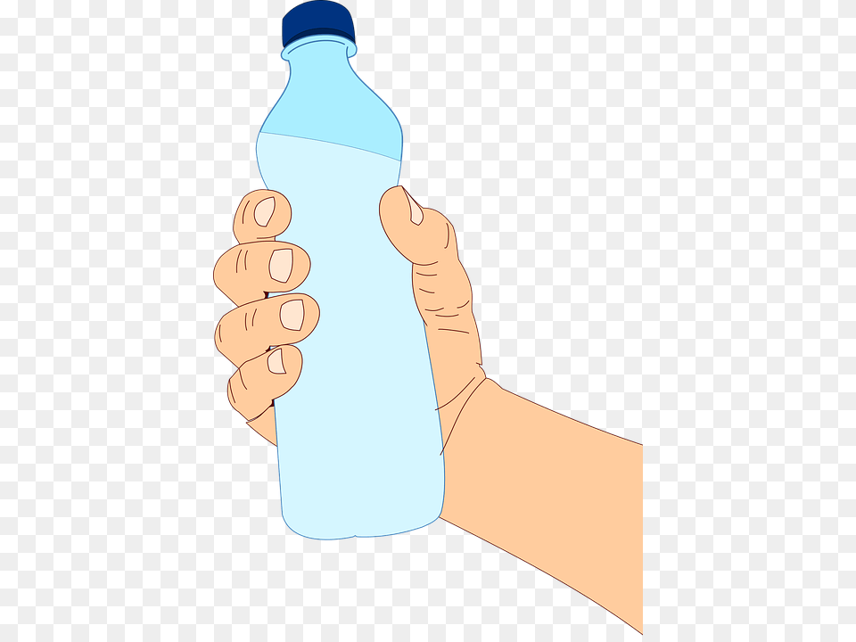 Hand Holding Bottle Stockxchng, Water Bottle, Person Free Png Download