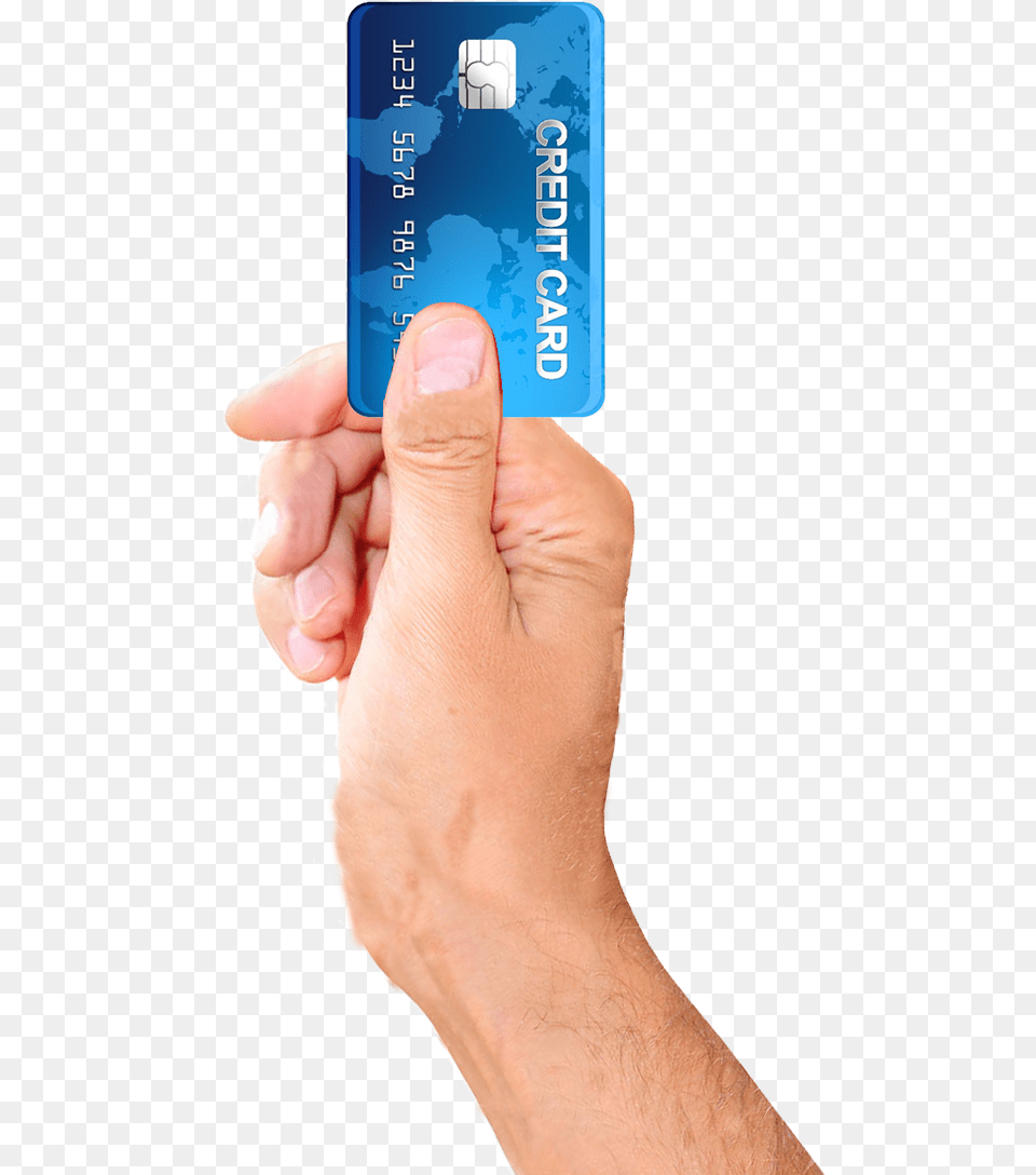 Hand Holding Card Hand Holding Card, Text, Credit Card Free Png Download