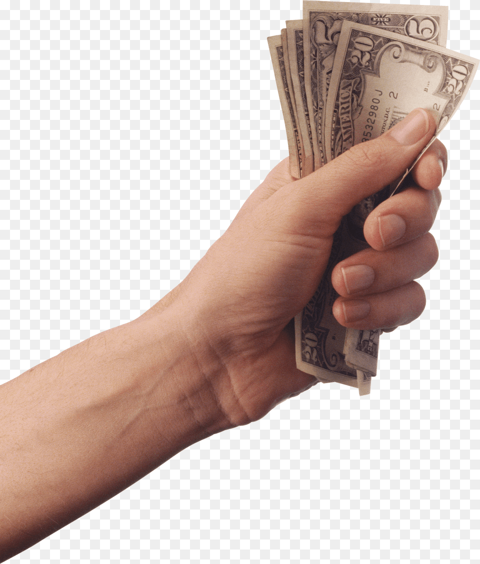 Hand Holding Cash Money, Baby, Body Part, Person Free Png Download