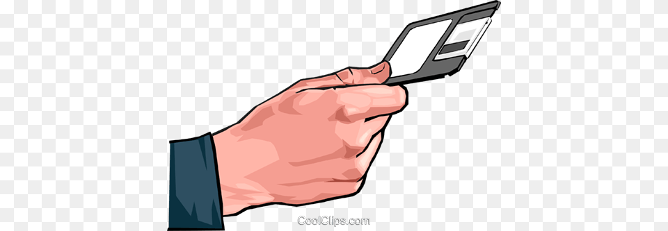 Hand Holding Disk Royalty Vector Clip Art Illustration, Computer, Electronics, Tablet Computer, Adult Free Transparent Png