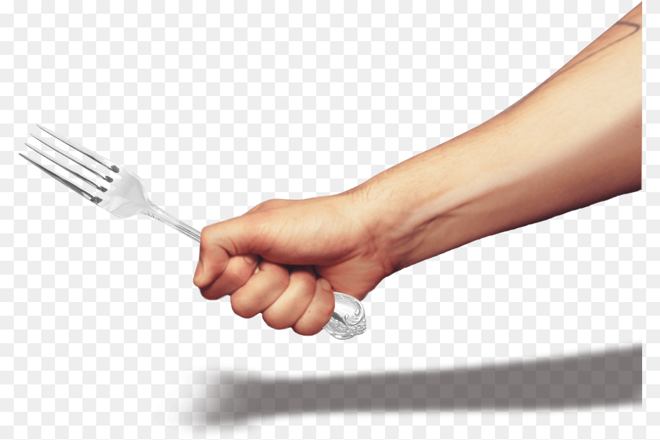 Hand Holding Fork, Cutlery, Body Part, Person Png Image