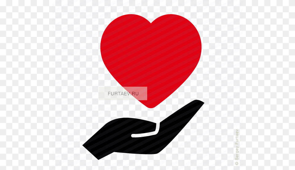 Hand Holding Heart Icon Png Image