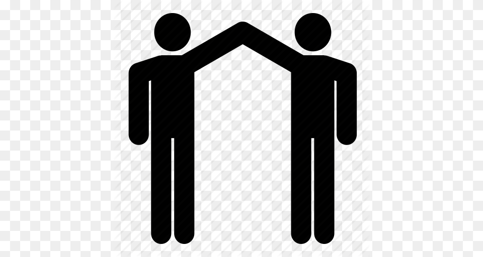 Hand Holding High Five Men People Person Stick Figure Icon, Arch, Architecture, Building Free Transparent Png