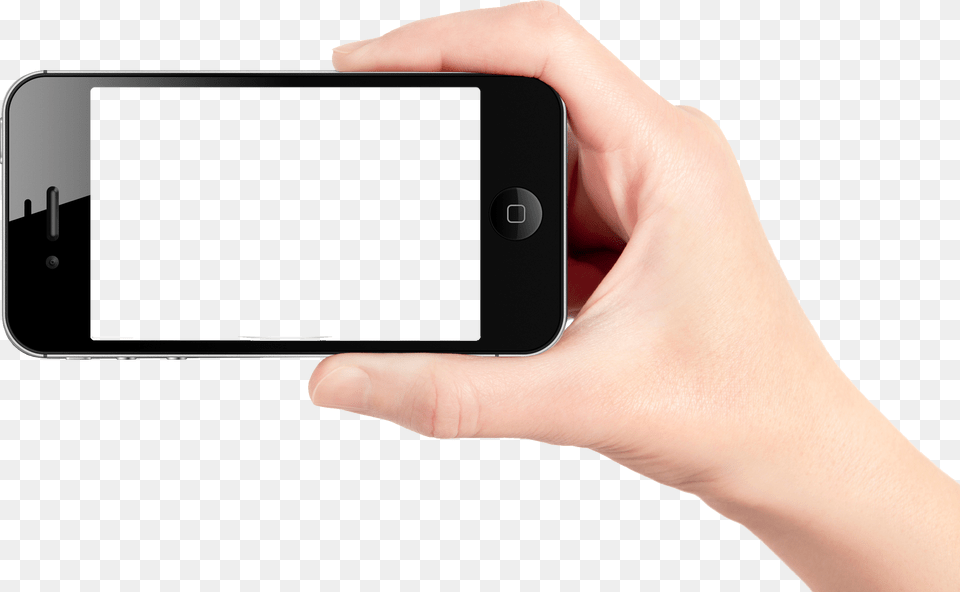 Hand Holding Iphone, Electronics, Mobile Phone, Phone Free Png Download