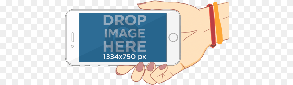 Hand Holding Iphone 6 Iphone 6 Mockup Of Cartoon Iphone On Hand Cartoon, Mobile Phone, Phone, Electronics, Texting Png