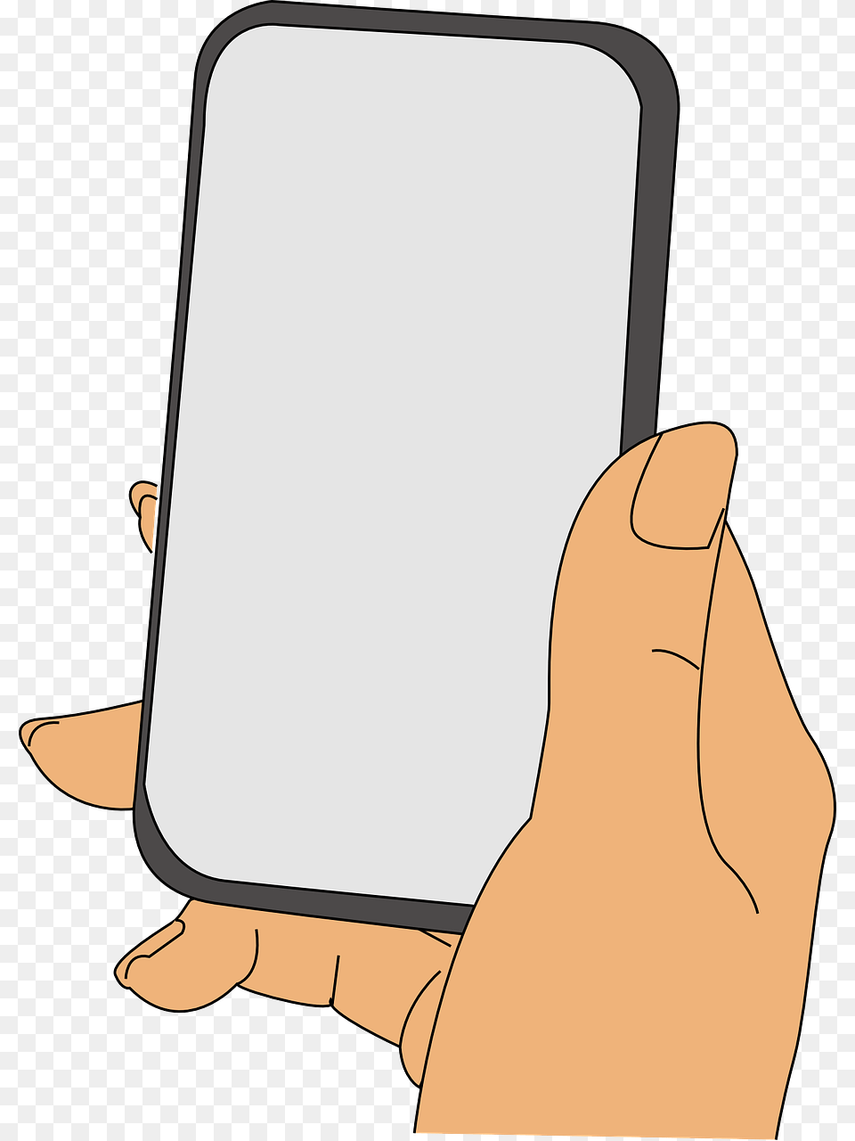 Hand Holding Iphone Clipart, Computer, Electronics, Tablet Computer, White Board Png