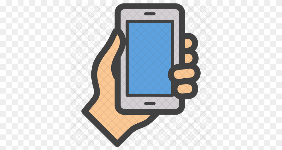 Hand Holding Phone Emoji Icon Holding Phone Icon, Computer, Electronics, Hand-held Computer, Mobile Phone Free Png Download