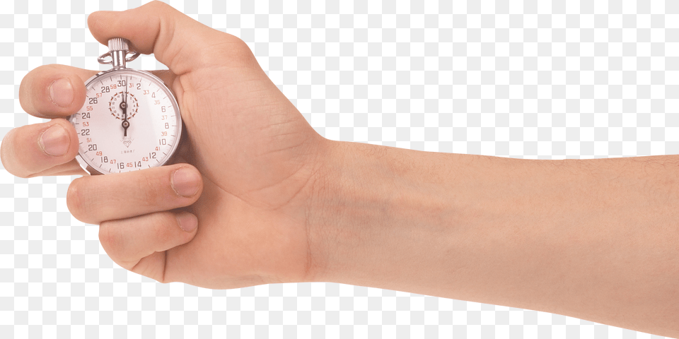 Hand Holding Stop Watch Hand With Watch, Body Part, Person, Stopwatch, Bottle Free Transparent Png