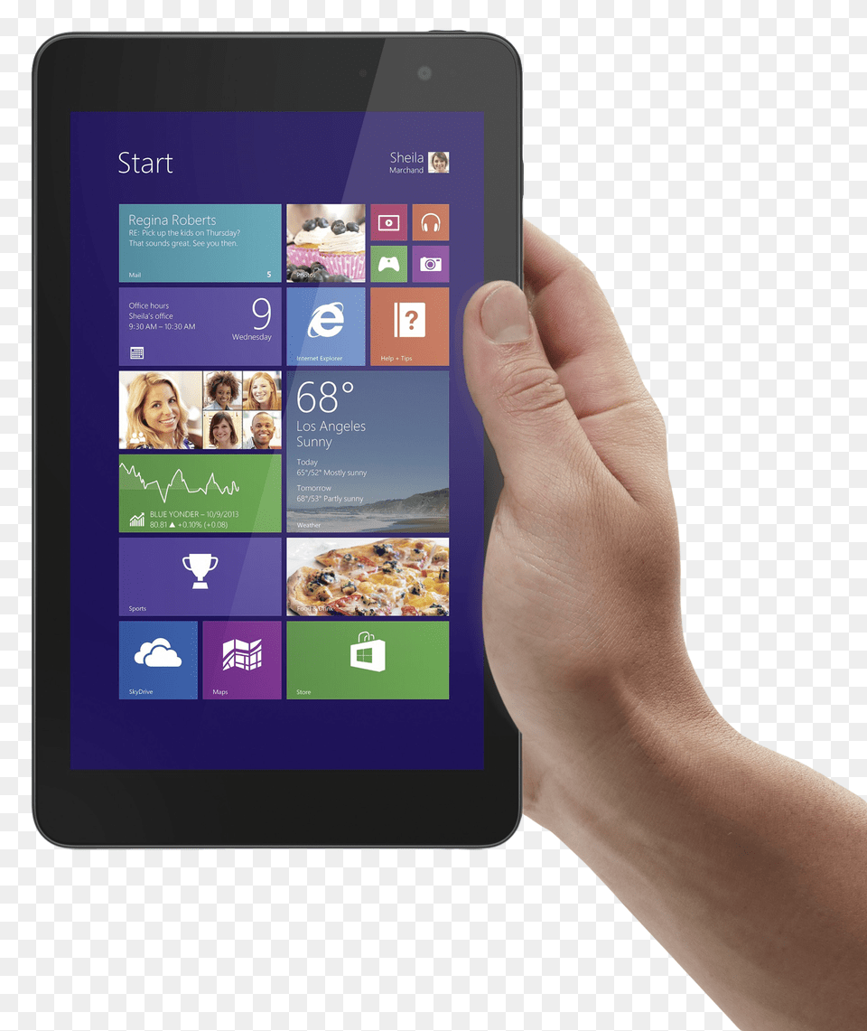 Hand Holding Tablet, Computer, Electronics, Tablet Computer, Surface Computer Free Png Download