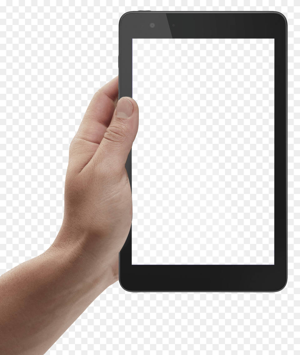 Hand Holding Tablet Image, Computer, Electronics, Tablet Computer Free Png