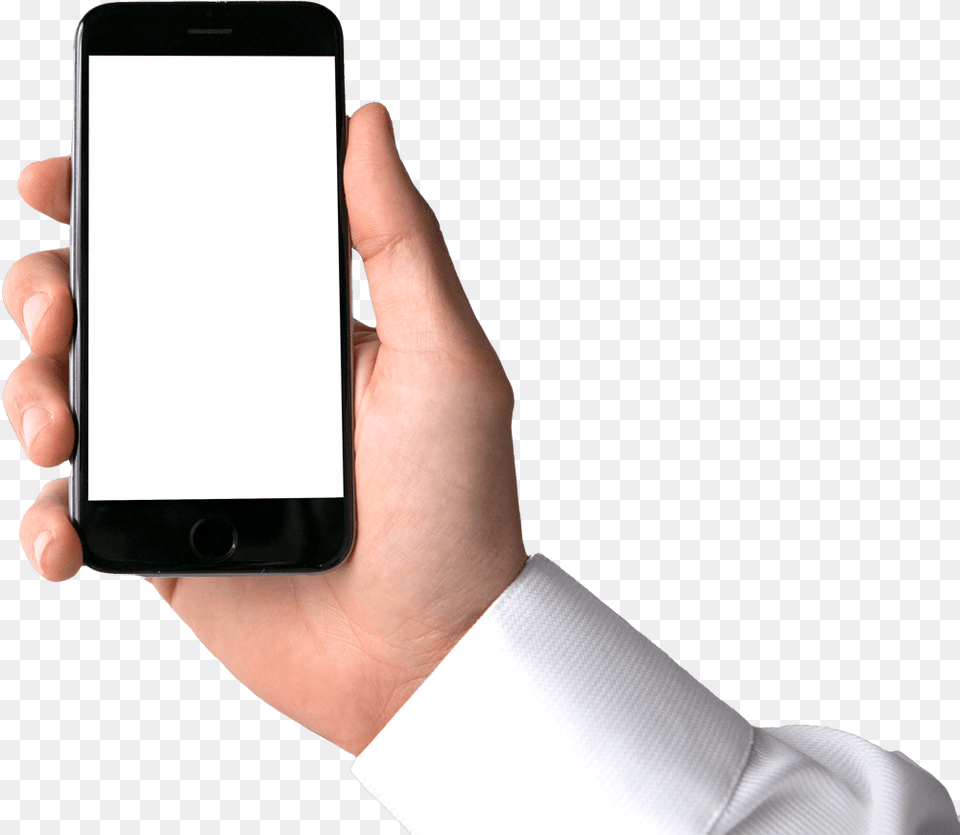 Hand Holds Phone, Electronics, Mobile Phone, Iphone, Person Free Png Download