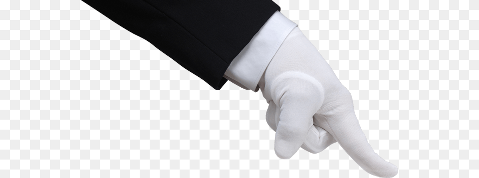 Hand In White Glove Pushing Down, Clothing, Baby, Person Png