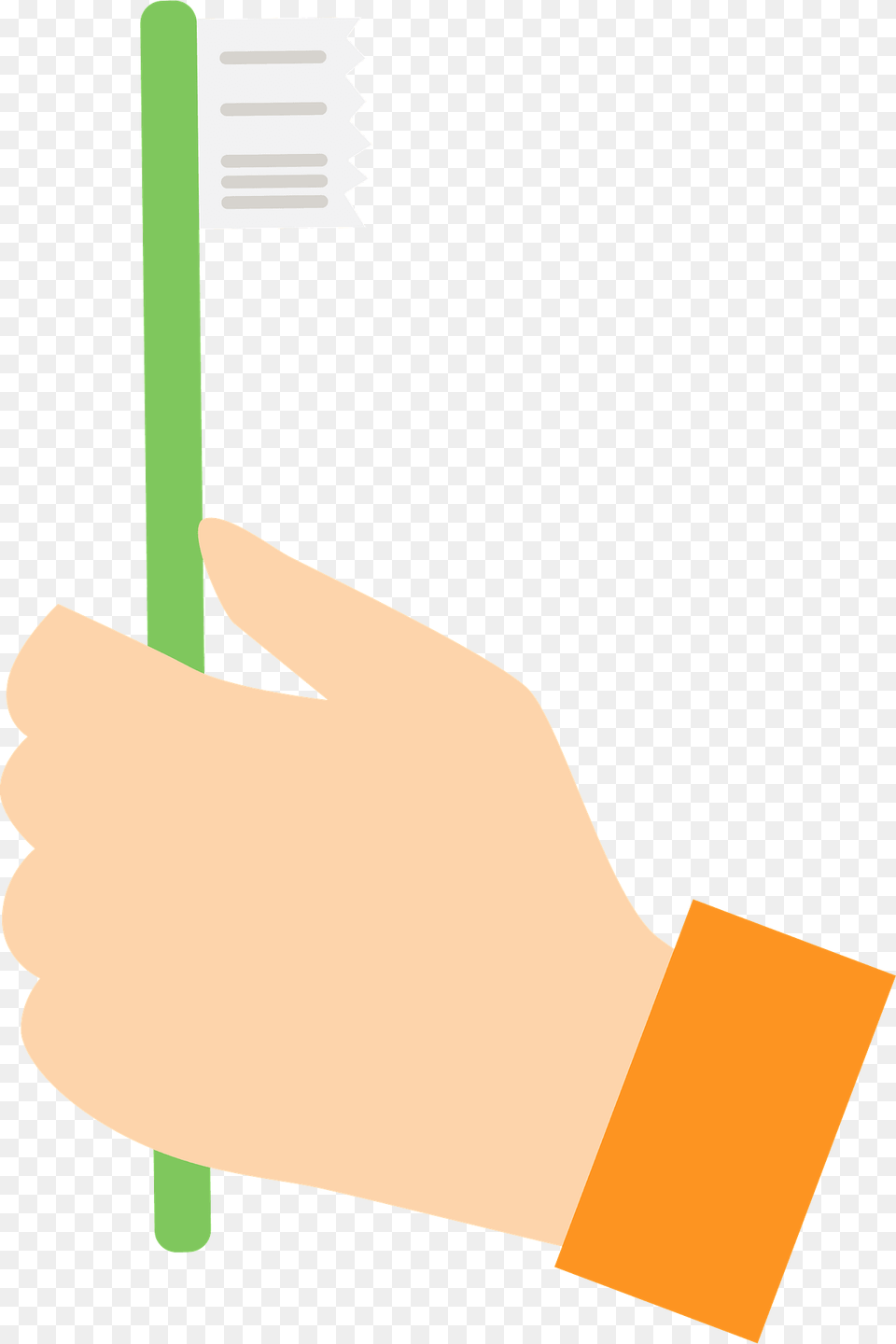 Hand Is Holding A Toothbrush Clipart, Brush, Device, Tool, Animal Png Image