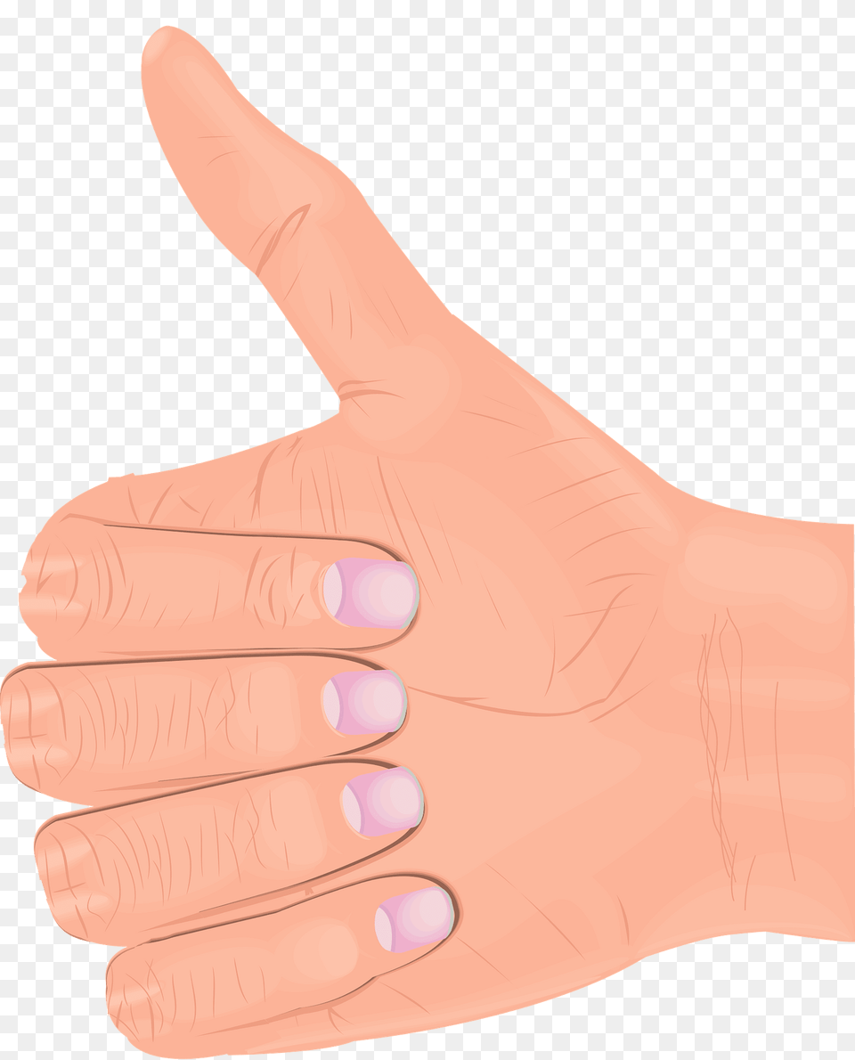 Hand Is Showing Thumbs Up Clipart, Body Part, Finger, Massage, Person Free Png