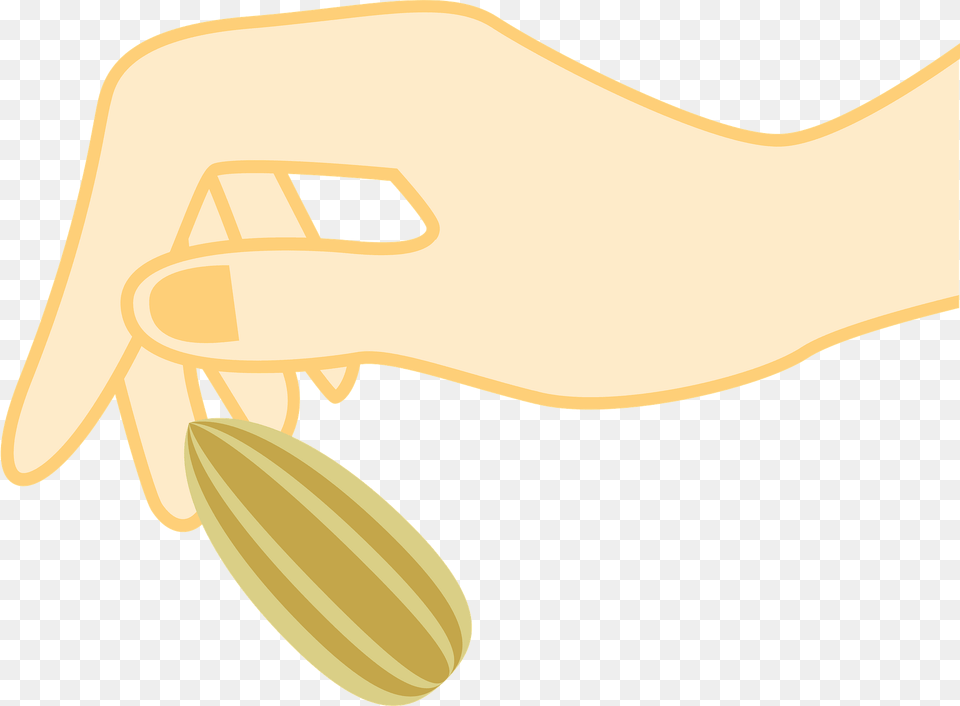 Hand Is Sowing Seed Clipart, Gold Free Png
