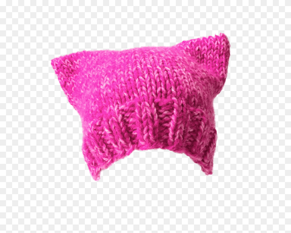 Hand Knit Beanie Pussyhat, Cushion, Home Decor, Pillow, Clothing Png Image