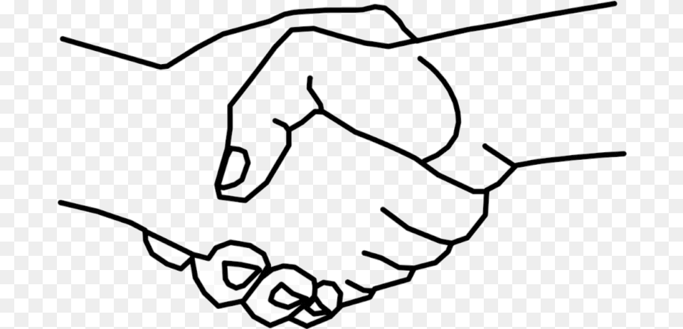 Hand Logo Clipart Shake Hands Shaking Drawing Kansas Nebraska Act Drawing, Body Part, Person, Handshake Free Png Download