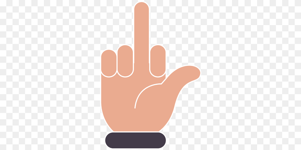 Hand Middle Finger Stroke Happy Birthday Middle Finger Cake, Body Part, Person, Smoke Pipe Free Png