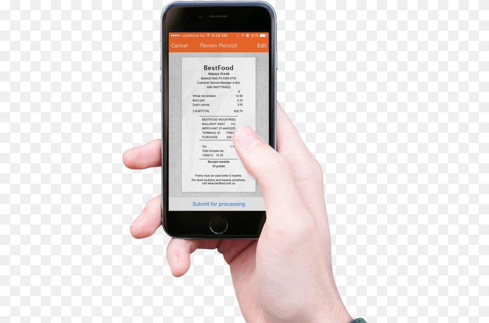 Hand Mobilereceipt Mobile Device, Electronics, Mobile Phone, Phone, Person Free Png