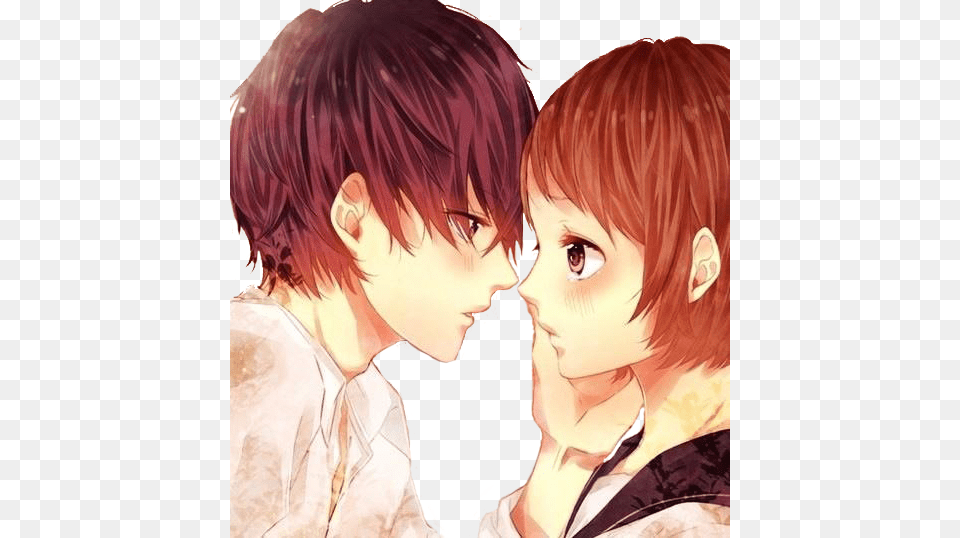Hand On Cheek Anime, Publication, Book, Comics, Adult Png